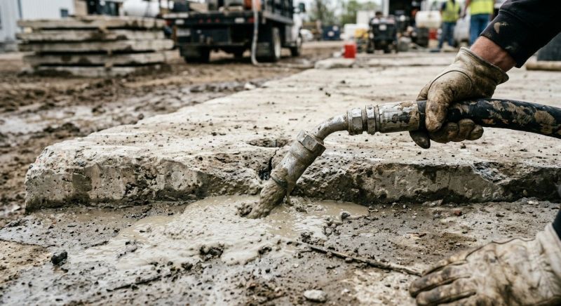 Commercial Concrete Mudjacking in Columbus, OH