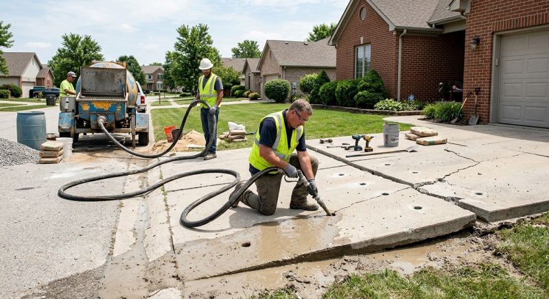 Driveway Slab Lifting in Miami Dade County, FL