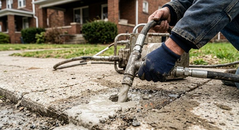 Mudjacking in West Des Moines, IA