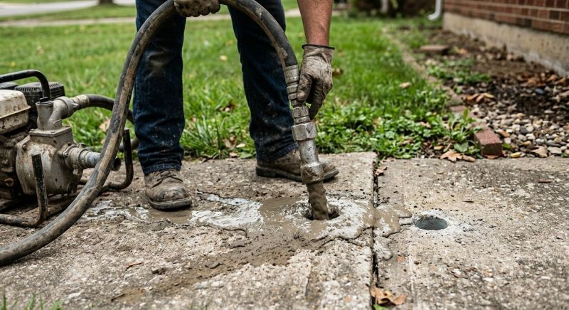 Slab Mudjacking in West Des Moines, IA
