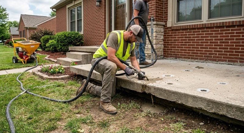 Sunken Patio Repair in Columbus, OH
