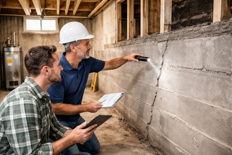 Basement Crack Repair in Greenville, SC