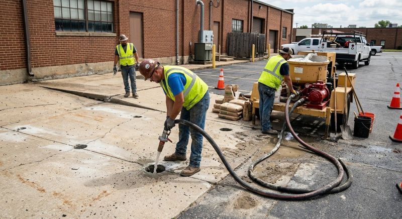 Commercial Concrete Leveling in Columbus, OH