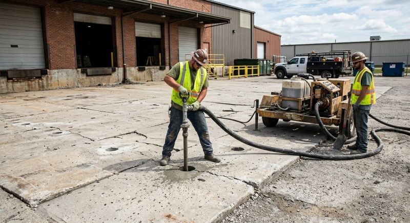 Commercial Concrete Mudjacking in Denver, CO
