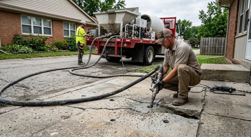 Concrete Lifting in Columbus, OH