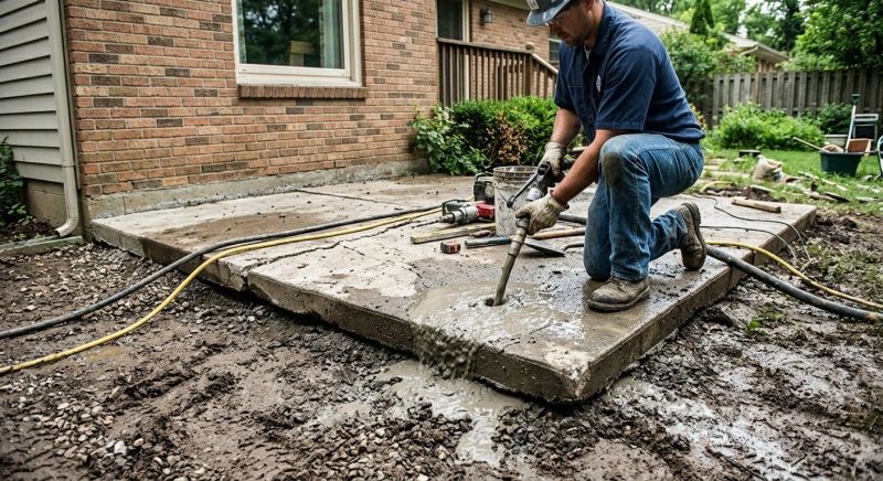 Concrete Raising in Des Moines, IA