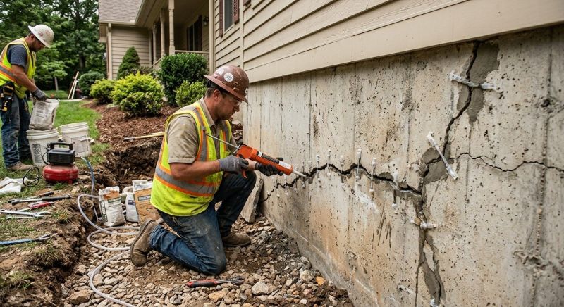 Foundation Crack Sealing in Fort Collins, CO