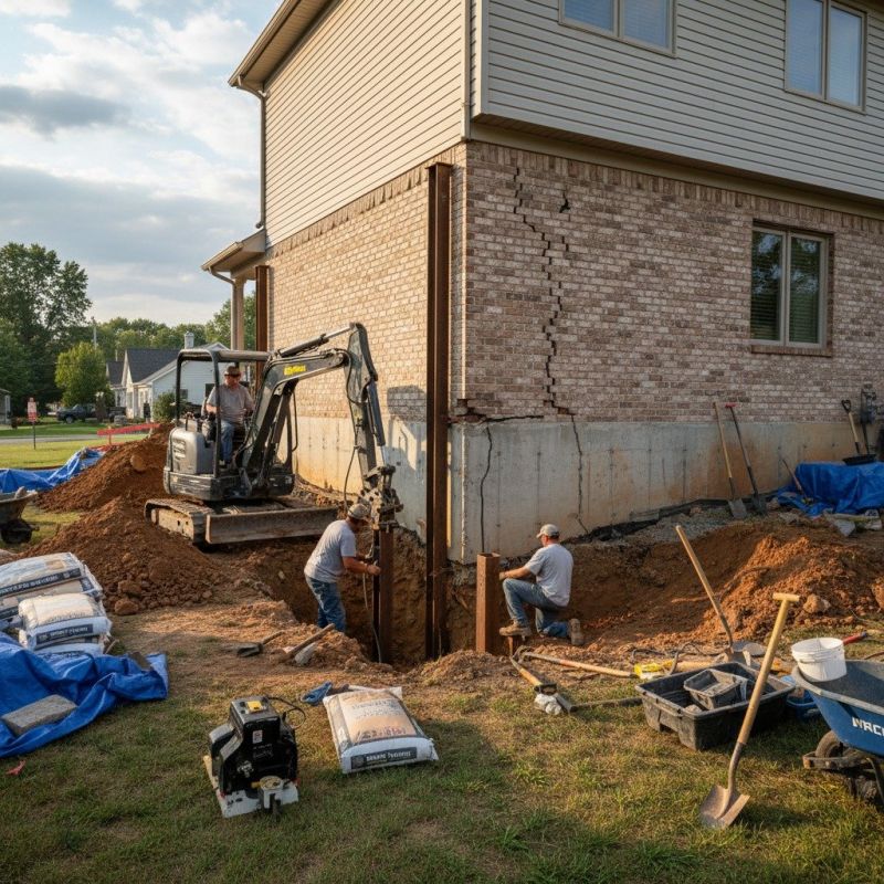 Foundation Settlement Repair in Fort Collins, CO