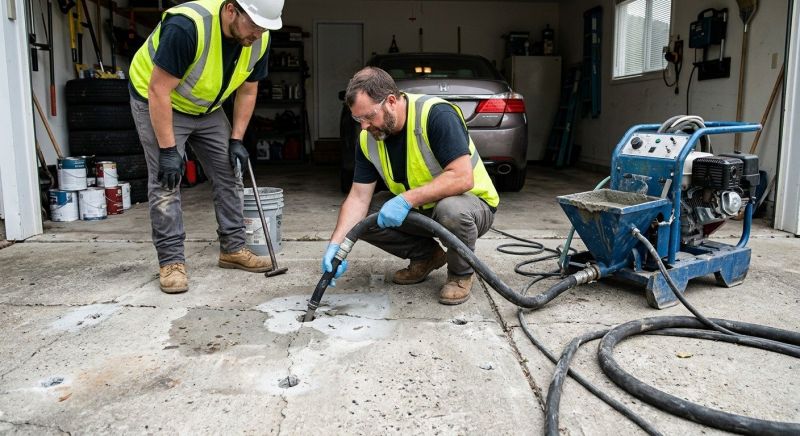 Garage Settling Repair in Columbus, OH