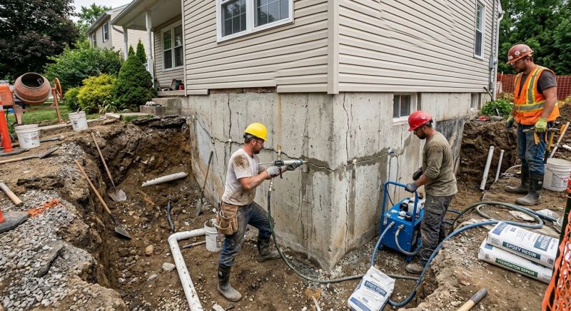 Leaking Foundation Repair in Columbus, OH