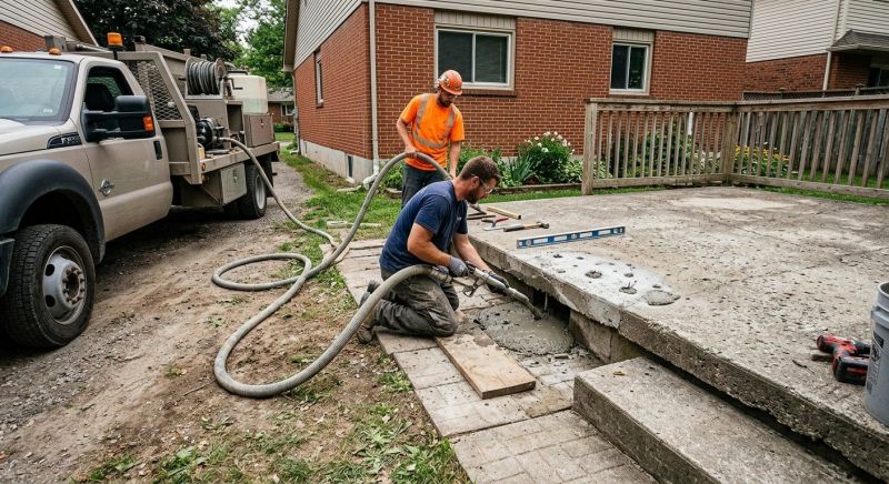 Porch Leveling in Des Moines, IA