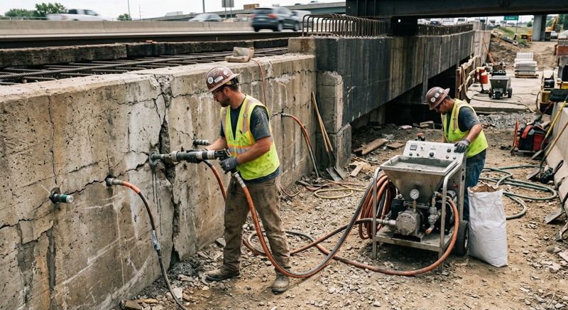 Pressure Grouting in Des Moines, IA