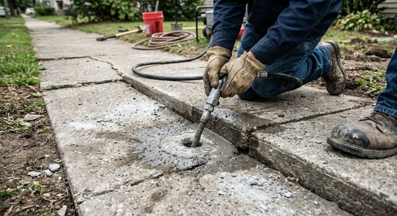 Sidewalk Leveling in Miami Dade County, FL