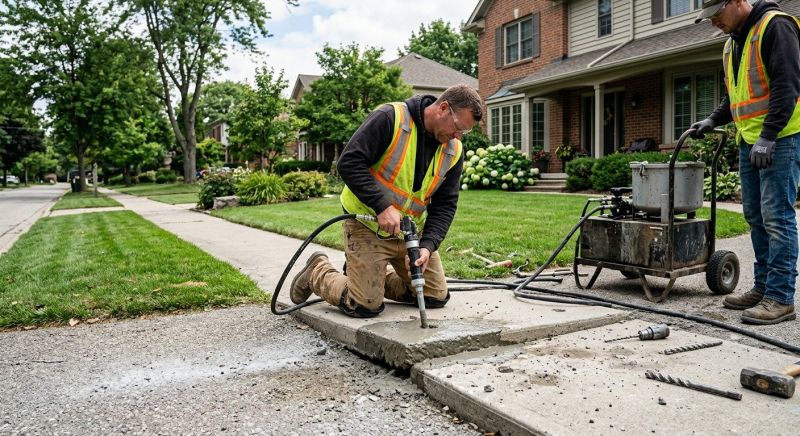 Sidewalk Raising in Columbus, OH