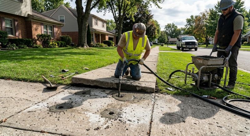 Sidewalk Raising in San Antonio, TX