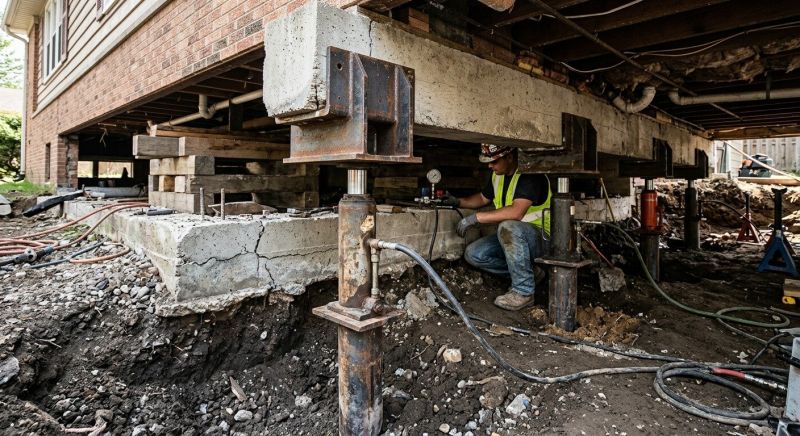 Sinking Foundation Lifting in Fort Collins, CO