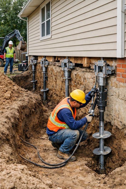 Sinking Foundation Lifting in Fort Collins, CO