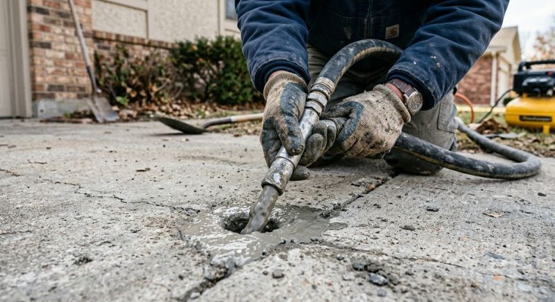 Slab Jacking in Des Moines, IA