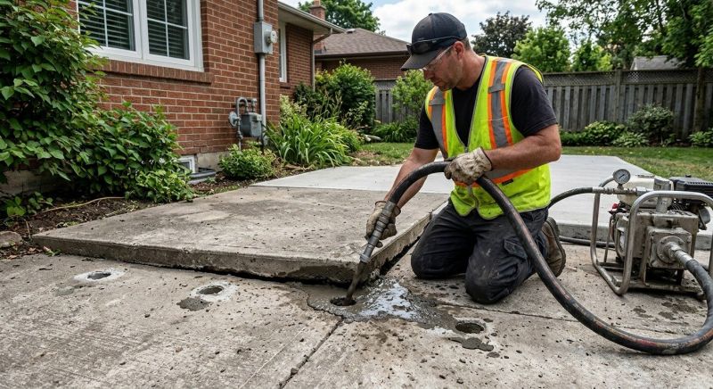 Sunken Patio Repair in Corpus Christi, TX