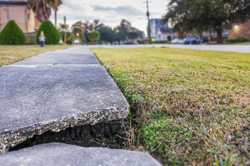 Sunken Sidewalk Repair in Tampa, FL