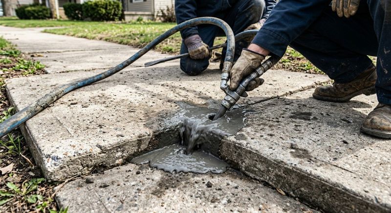 Sunken Slab Repair in Des Moines, IA